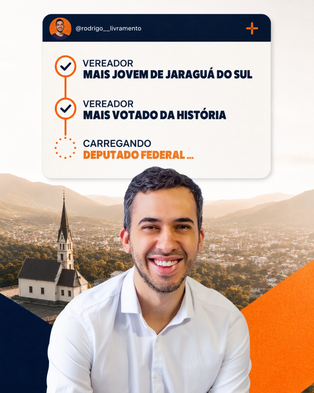 Vereador mais jovem e mais votado da história de Jaraguá do Sul